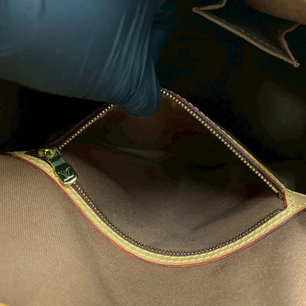 LOUIS VUITTON Brown Monogram Leather Shoulder Bag - Picture 10 of 10
